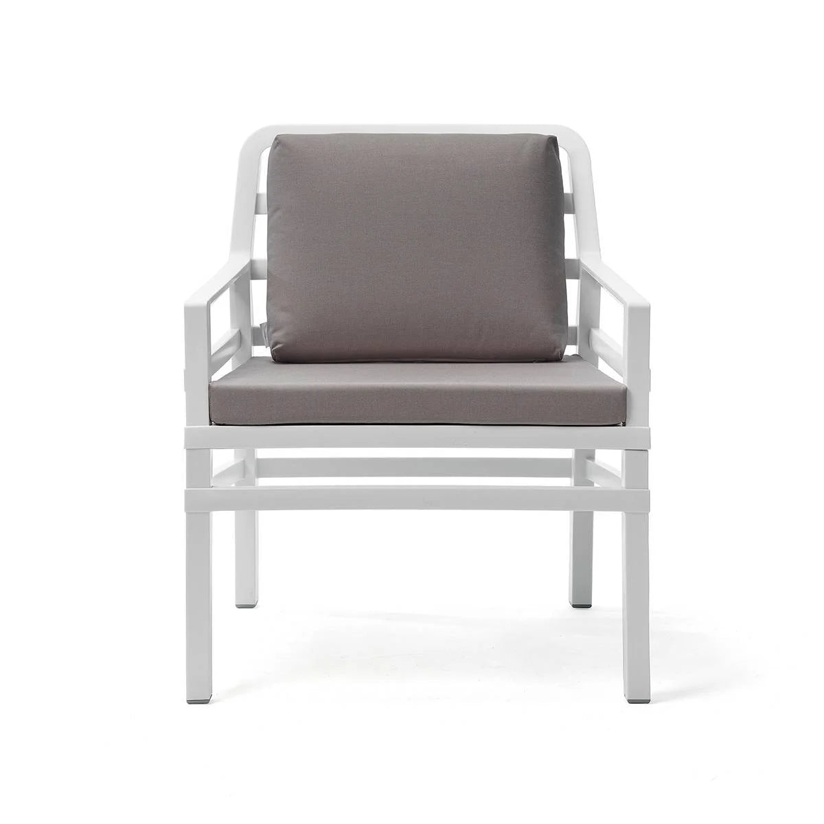 fotelja Aria bianco grigio
