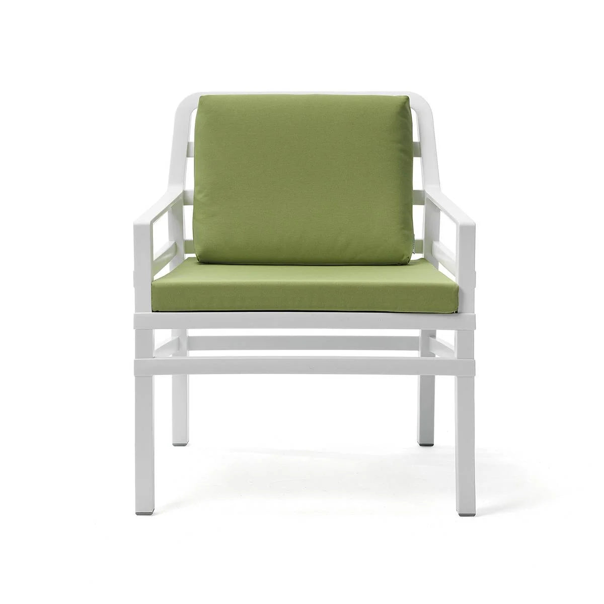 fotelja Aria bianco lime