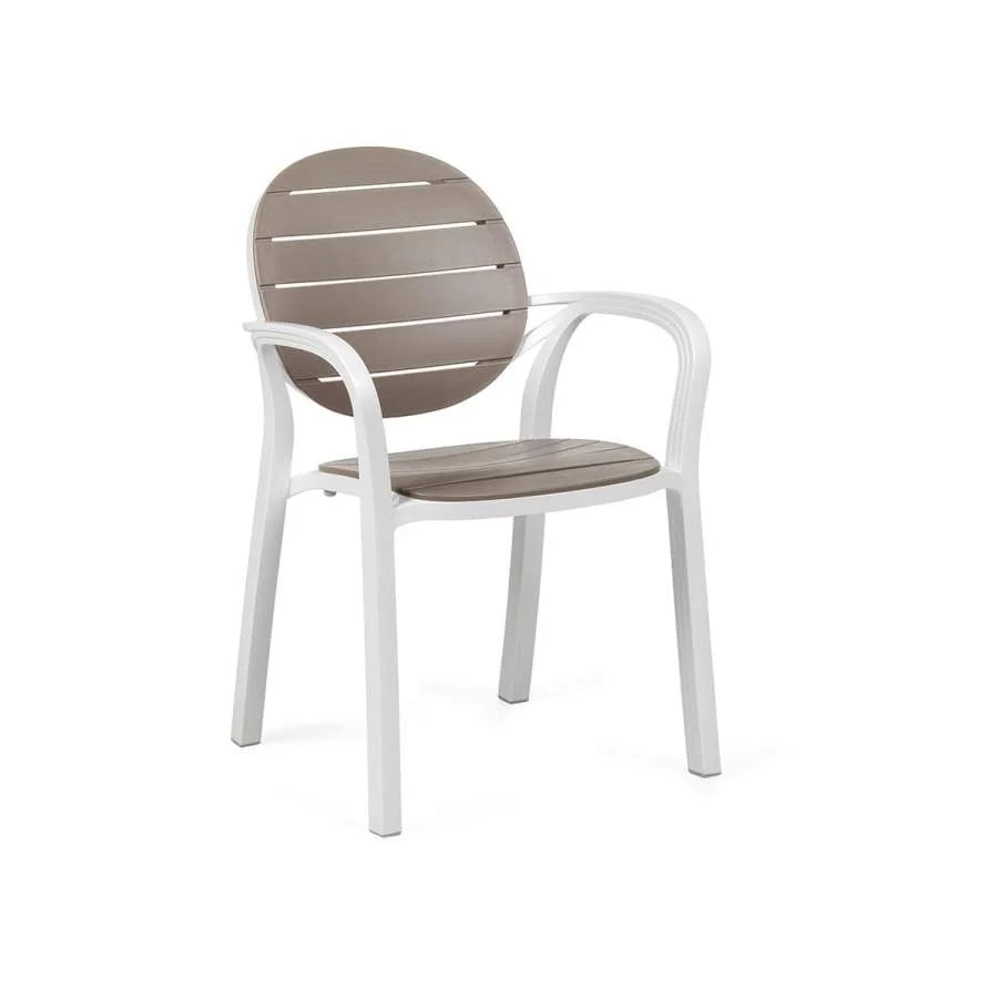 stolica Palma bianco tortora