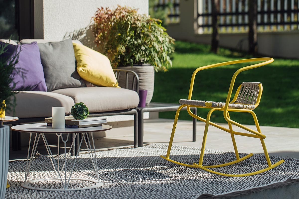 stolica za ljuljanje Ataman žuta