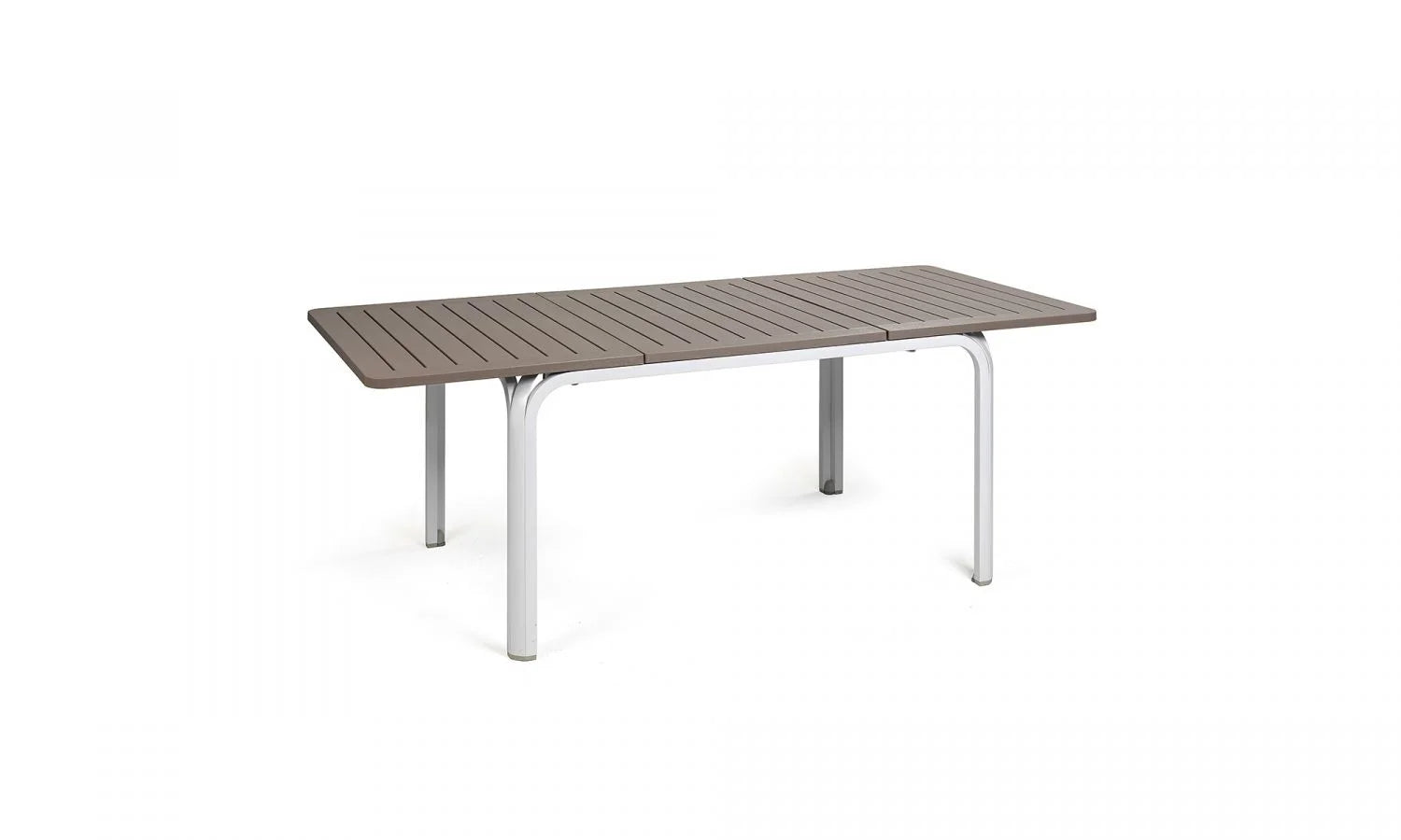 stol Alloro 140 bianco tortora